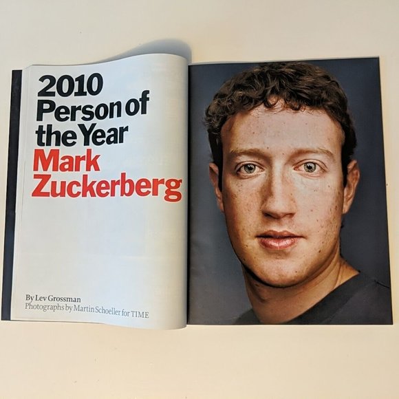 Time Mark Zuckerberg Facebook Person magazine 2010 2011 2013 2014 - Picture 4 of 16